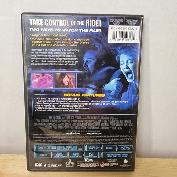 DVD Final Destination 3 - 2 disc Thrill Ride Edition - Picture 4 of 4